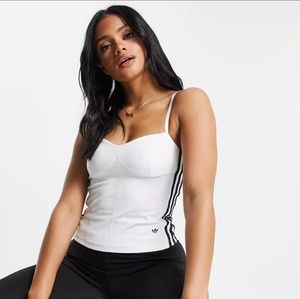 Adidas, Size L, White color.